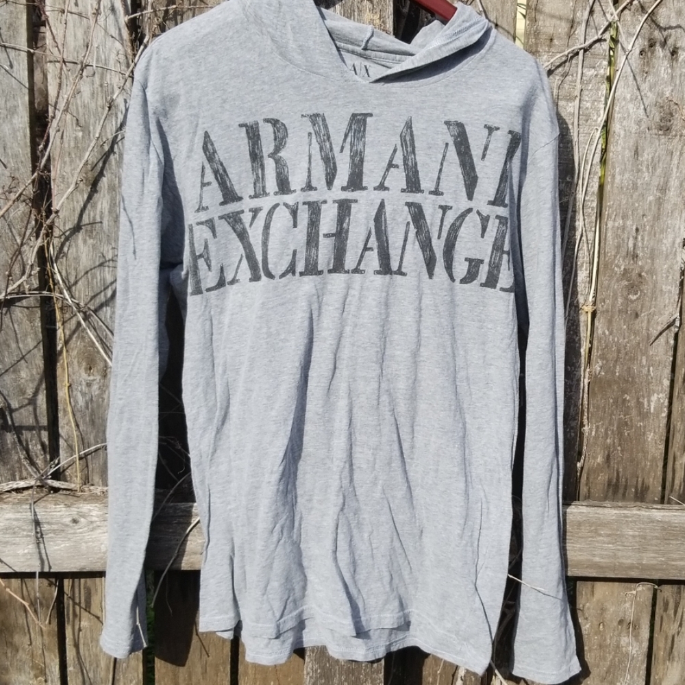 Armani Exchange hooded long sleeve